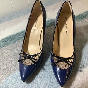 Audrey Brooke  blue high heels shoes size 7